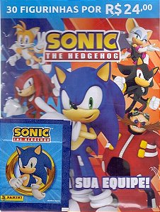 Sonic The Hedgehog 2026 - Cartela + 6 Envelopes