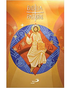 Livro Bíblia Pastoral - Cristal - Cristo Branco