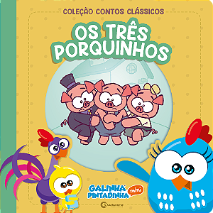 Livro Contos Clássicos Galinha Pintadinha Mini - Os Três Porqui...