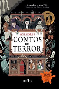 Livro Melhores contos de terror: Com audiolivro!