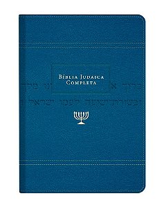 Livro Bíblia Judaica Completa - Capa Azul
