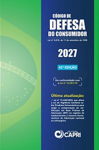 Código De Defesa Do Consumidor Atualizado 2027 42ª Ed.