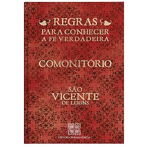 Livro Comonitorio -  Regras Para Conhecer A Fe Verdadeira...