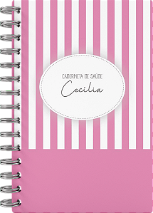 Caderneta de Saúde - Menina - Capa Rosa Escuro