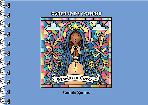 Caderno de Colorir Maria em Cores
