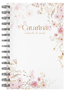 Caderneta de Saúde - Capa Floral Bordas