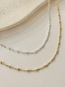 Tornozeleira Mini Elos Torcidos Com Bolinhas