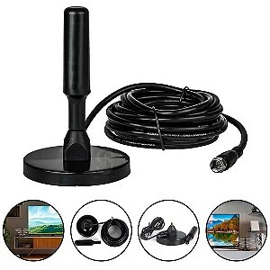 Antena Digital interna /Externa – 3m de cabo