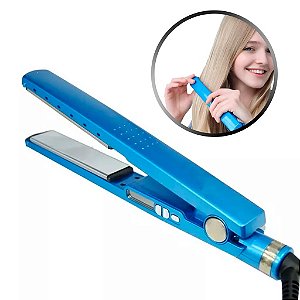 Prancha Chapinha de Cabelo Bivolt 110V/220V Nano Titanium