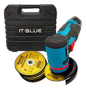 Kit Lixadeira Esmerilhadeira 12v + 20 Discos