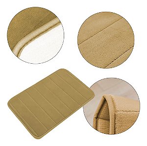 Tapete Para Banheiro Antiderrapante Soft Macio Cinza