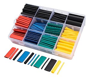 Kit Espaguete Isolante 12 Modelos 530 Peças