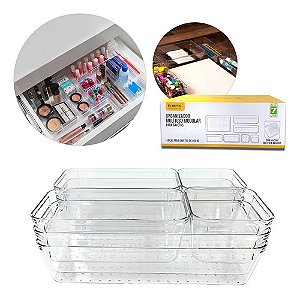 Kit 7 Organizador Multiuso Modular