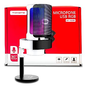 Microfone Gamer Condensador Preto