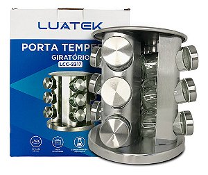 Porta Temperos Giratório 12 Potes