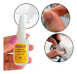 Kit 10 Colas Adesivo Instantâneo Ultra Forte Multiuso