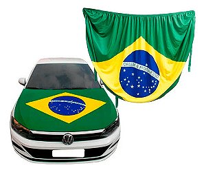 Bandeira Do Brasil Capô 190x80cm