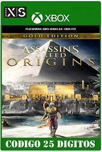 Assassin's Creed Origins - GOLD EDITION - Xbox (Código 25 Dígitos) Mídia Digital