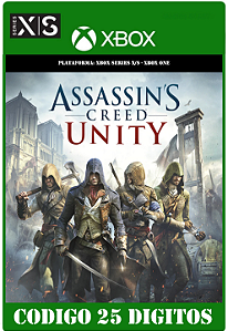 Assassins Creed Unity - Xbox (Código 25 Dígitos) Mídia Digital