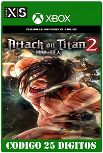 Attack on Titan 2 - Xbox (Código 25 Dígitos) Mídia Digital