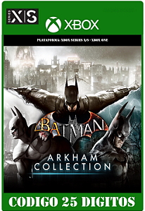 Batman Arkham Collection - Xbox (Código 25 Dígitos) Mídia Digital