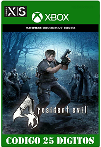 Resident Evil 4 - Xbox (Código 25 Dígitos) Mídia Digital