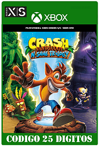 Crash Bandicoot N. Sane Trilogy - Xbox (Código 25 Dígitos) Mídia Digital