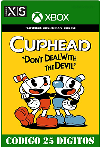 Cuphead - Xbox (Código 25 Dígitos) Mídia Digital