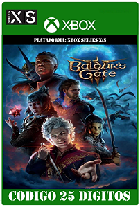 Baldur's Gate 3 - Xbox Series X|S (Código 25 Dígitos) Mídia Digital