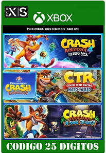 Crash Bandicoot - Crashiversary - Xbox One / Series X|S (Código 25 Dígitos) Mídia Digital