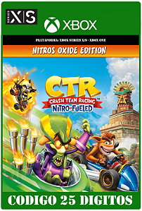 Crash Team Racing Nitro-Fueled - Nitros Oxide Edition - Xbox One / Series X|S (Código 25 Dígitos) Mídia Digital