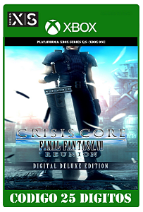 CRISIS CORE –FINAL FANTASY VII– REUNION DIGITAL DELUXE EDITION - Xbox One / Series X|S (Código 25 Dígitos) Mídia Digital