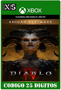 Diablo IV - Ultimate Edition - Xbox One / Series X|S (Código 25 Dígitos) Mídia Digital