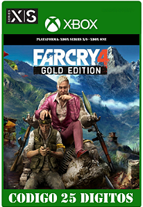 Far Cry 4 Gold Edition - Xbox One / Series X|S (Código 25 Dígitos) Mídia Digital