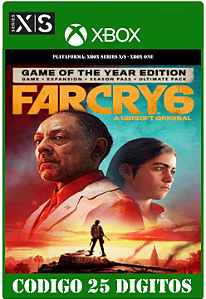 Far Cry 6 Game of the Year Edition - Xbox One / Series X|S (Código 25 Dígitos) Mídia Digital