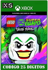 LEGO DC Super-Vilões Edição Deluxe - Xbox One / Series X|S (Código 25 Dígitos) Mídia Digital