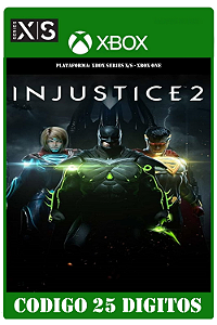 Injustice 2 - Xbox One / Series X|S (Código 25 Dígitos) Mídia Digital