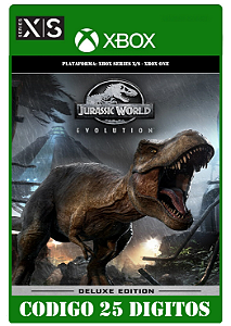 Jurassic World Evolution - Conjunto Deluxe - Xbox One / Series X|S (Código 25 Dígitos) Mídia Digital