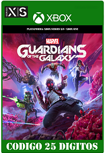 Guardiões da Galáxia da Marvel - Xbox One / Series X|S (Código 25 Dígitos) Mídia Digital
