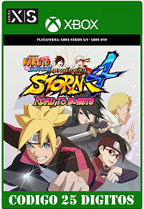 NARUTO SHIPPUDEN: Ultimate Ninja STORM 4 ROAD TO BORUTO - Xbox One / Series X|S (Código 25 Dígitos) Mídia Digital