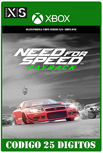 Need for Speed Payback - Deluxe Edition - Xbox One / Series X|S (Código 25 Dígitos) Mídia Digital
