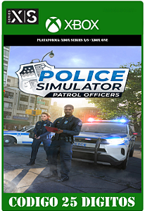 Police Simulator Patrol Officers - Xbox One / Series X|S (Código 25 Dígitos) Mídia Digital
