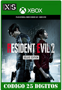 RESIDENT EVIL 2 Deluxe Edition - Xbox One / Series X|S (Código 25 Dígitos) Mídia Digital