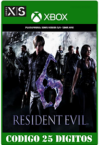 Resident Evil 6 - Xbox One / Series X|S (Código 25 Dígitos) Mídia Digital
