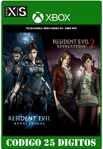 Resident Evil Revelations 1 & 2 Bundle - Xbox One / Series X|S (Código 25 Dígitos) Mídia Digital