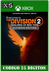 The Division 2 - Warlords of New York - Ultimate Edition - Xbox One / Series X|S (Código 25 Dígitos) Mídia Digital