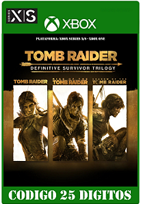 Tomb Raider Definitive Survivor Trilogy - Xbox One / Series X|S (Código 25 Dígitos) Mídia Digital