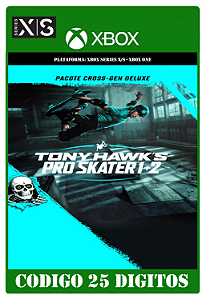 Tony Hawk's Pro Skater 1 + 2 - Pacote Cross-Gen Deluxe - Xbox One / Series X|S (Código 25 Dígitos) Mídia Digital