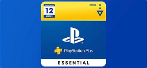Playstation Plus Essential 12 Meses Assinatura Brasil Código Digital