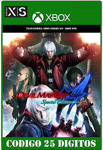 Devil May Cry 4 Special Edition - Xbox One / Series X|S (Código 25 Dígitos) Mídia Digital